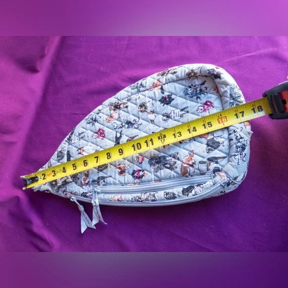 Vera Bradley Dog Print Sling Backpack Crossbody Quilted Bag - Picture 9 of 10